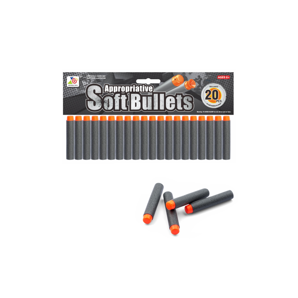 Soft Bullet mīkstās lodes 20 gab.