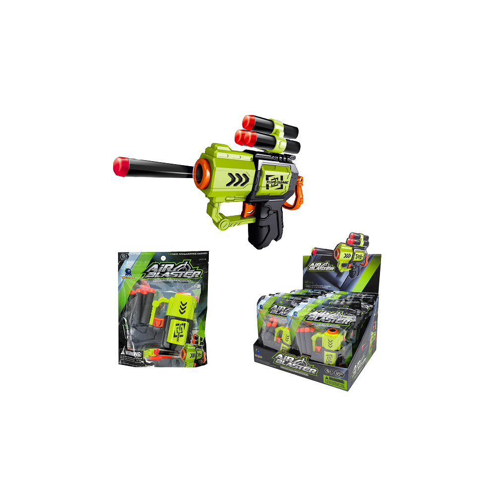 Air Blaster mīksto ložu spēļu pistoles komplekts