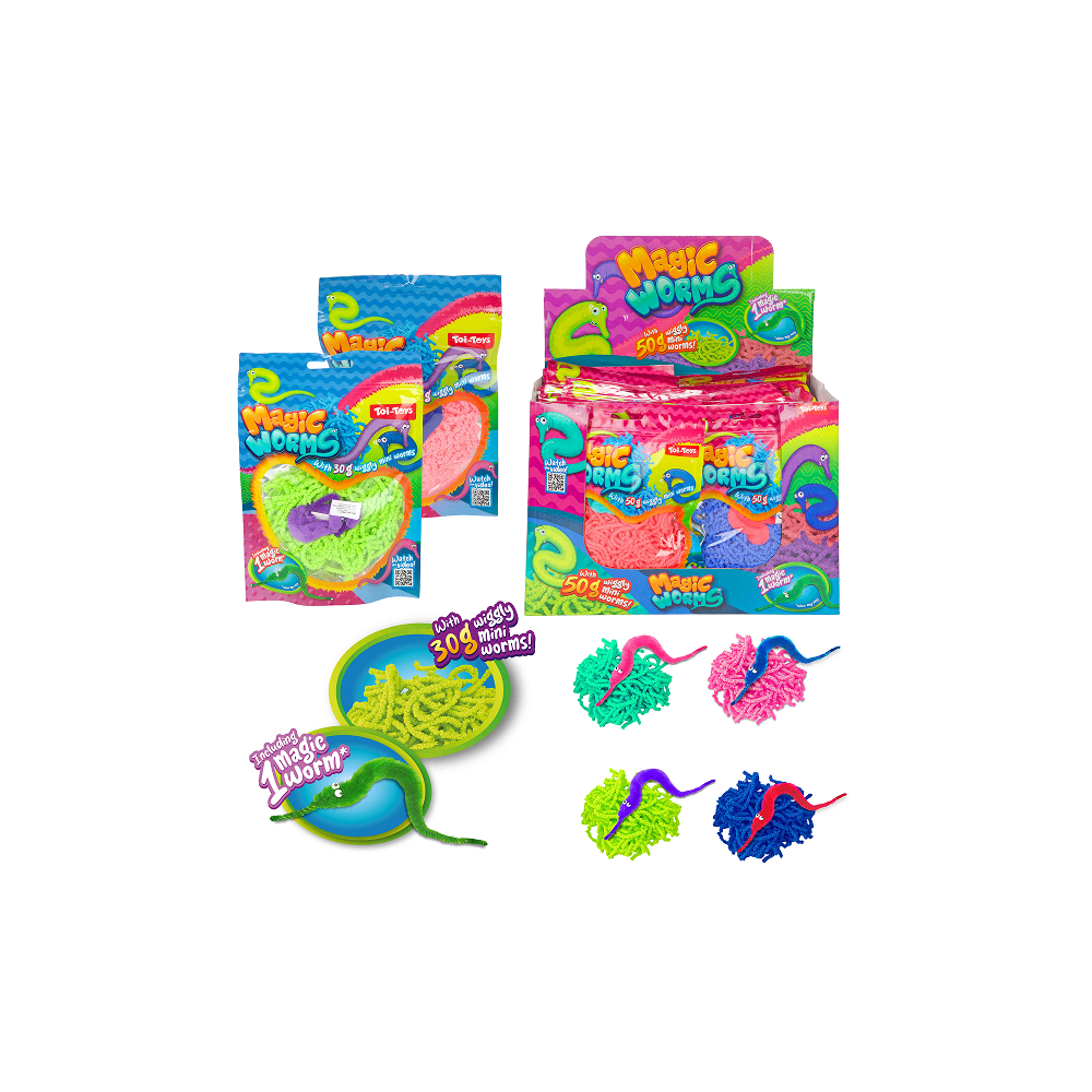 Magic Worm 15cm + mini worms 30gr mantiņa