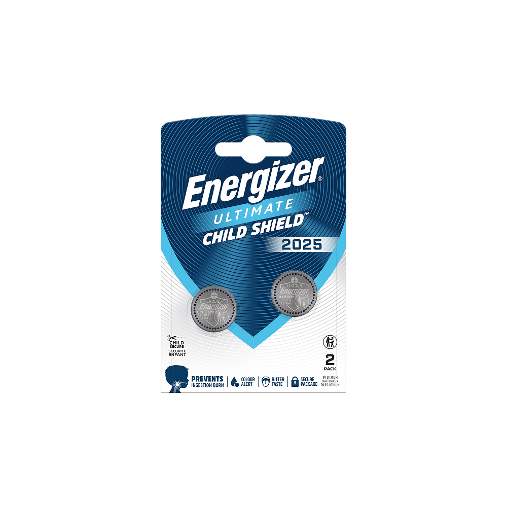 ENERGIZER CR2025 baterijas uzticamai ilgstošai jaudai