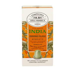 Nespresso® kafijas kapsulas India - pikanta un aromātiska