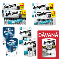Ģimenes bateriju komplekts + DĀVANĀ LUKTURIS
