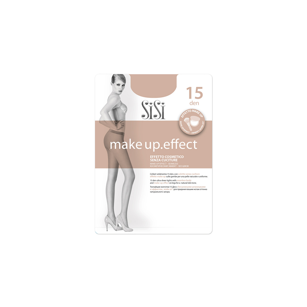 SiSi Make Up Effect 15den zeķubikses ar iedeguma efektu