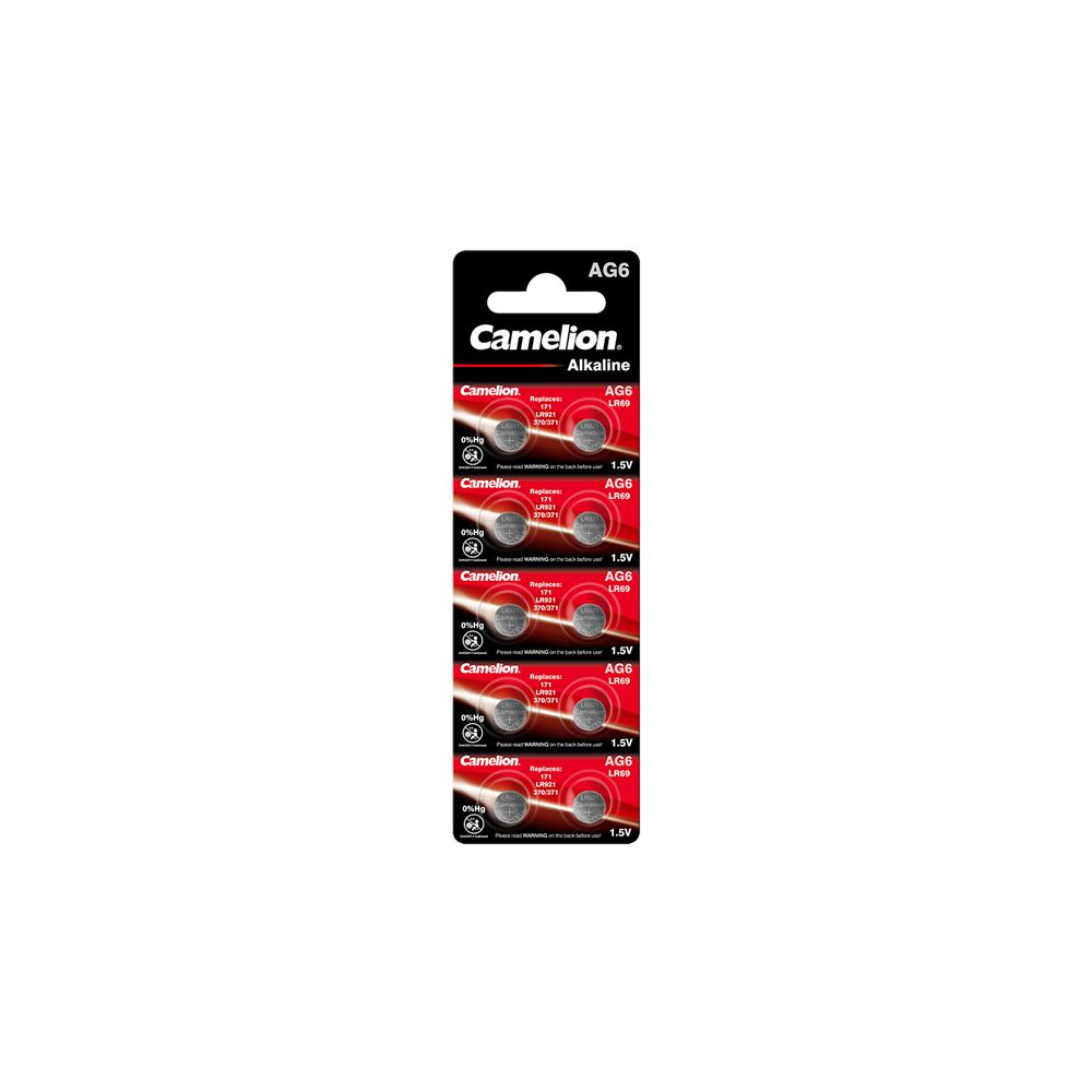 Camelion Alkaline AG6/LR920 uzticamas baterijas ikdienai