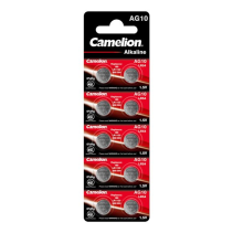 Camelion AG10/LR1130/389 B10 uzticamas baterijas ikdienai