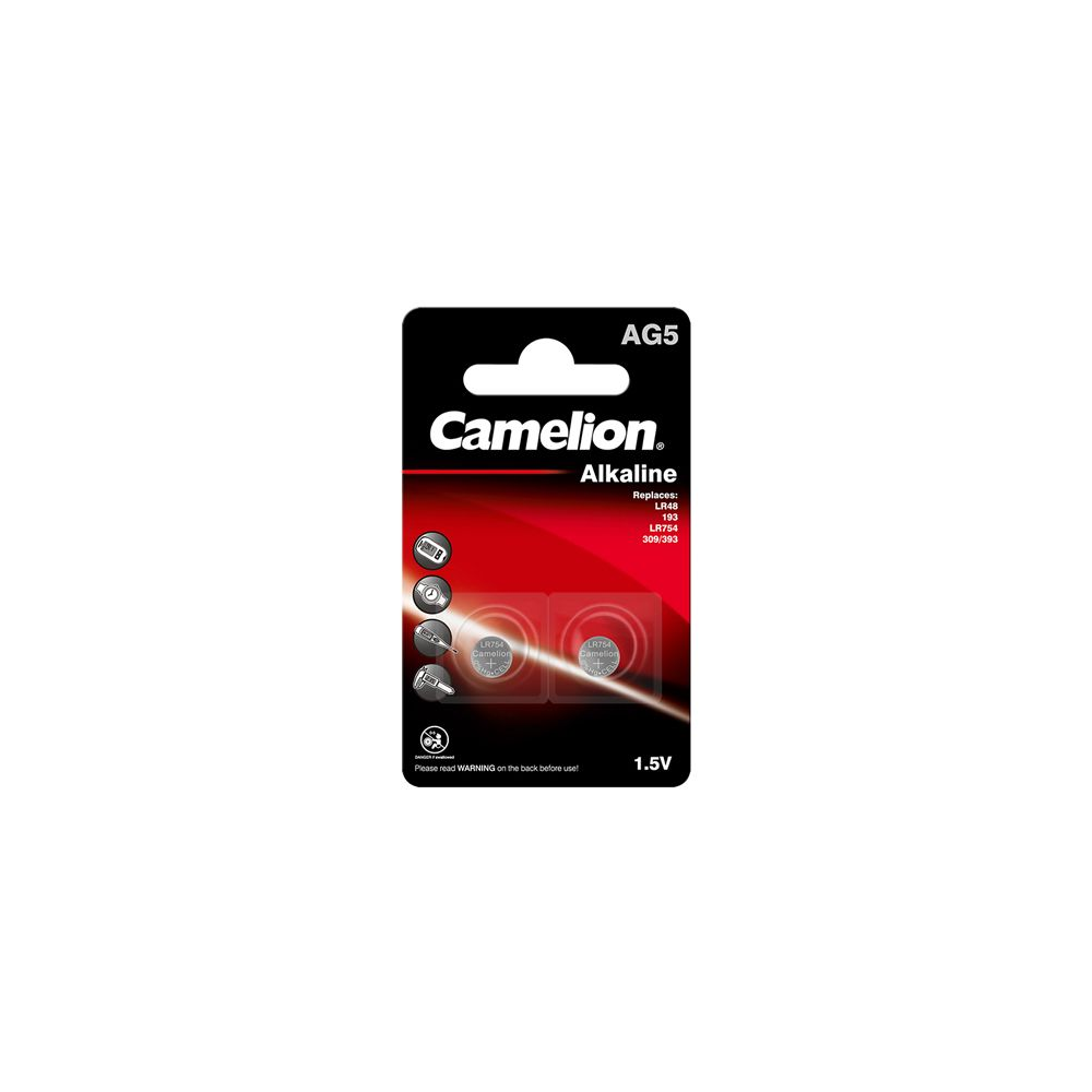 Camelion Alkaline AG5/LR754/393 baterijas ikdienai