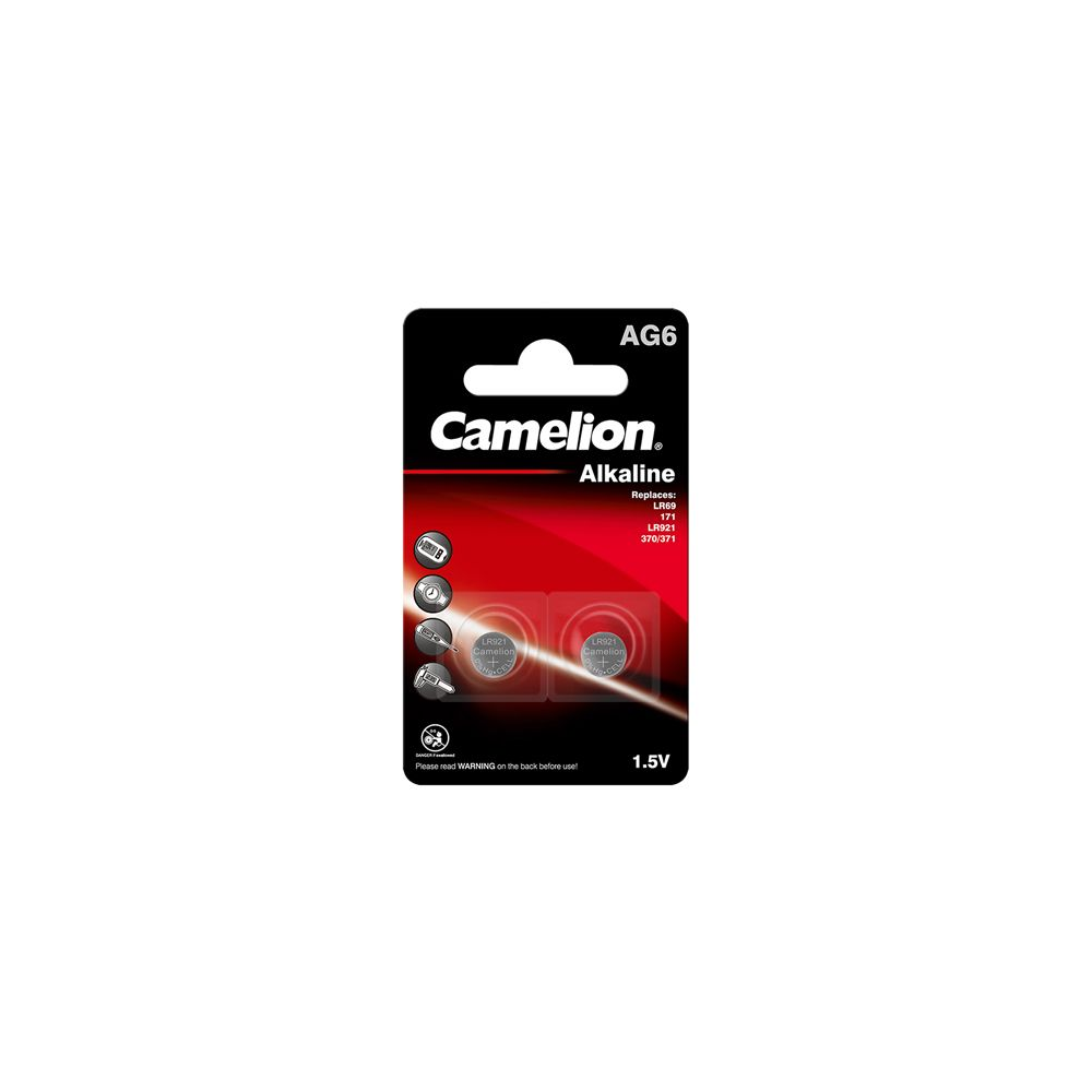 Camelion Alkaline AG6/LR920 uzticamas baterijas ikdienai
