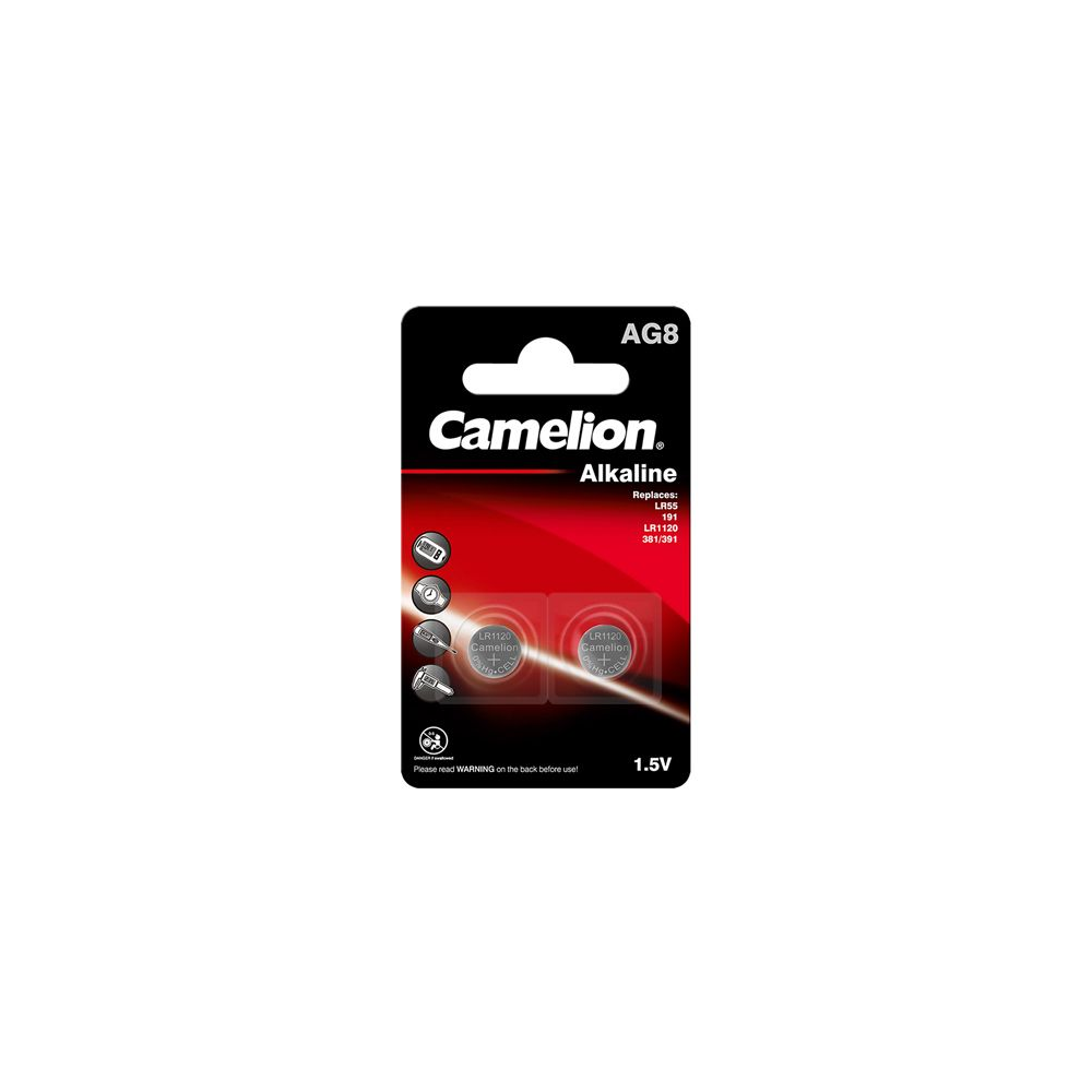 Camelion Alkaline AG8 baterijas uzticamai enerģijai