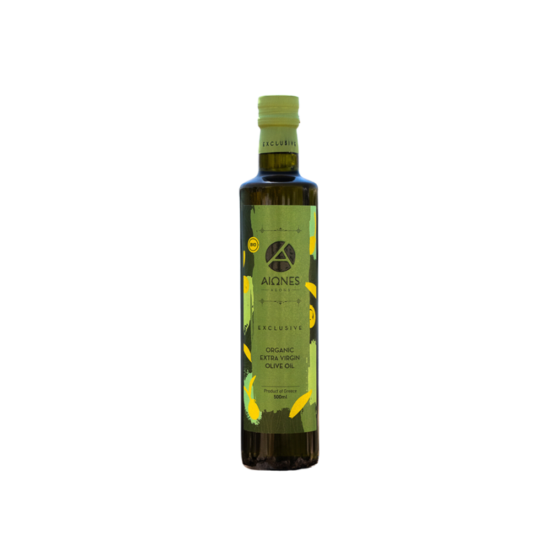 Aeons Extra Virgin olīveļļa Exclusive stikla pudele 500ml