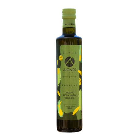 Aeons Extra Virgin olīveļļa Exclusive stikla pudele 500ml