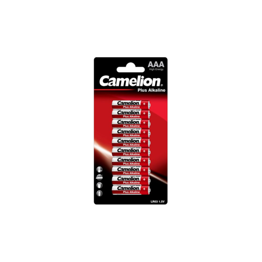 Camelion AAA B10 1.5V baterijas ilgstošai enerģijai
