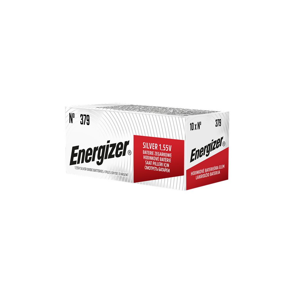 ENERGIZER 379 1.55V pulkstenņu baterija ilgam laikam