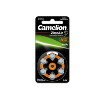 Camelion A13/ZL13 1.4V B6 uzticamas dzirdes baterijas