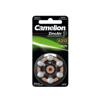 Camelion A312 1.4V B6 uzticamas dzirdes baterijas