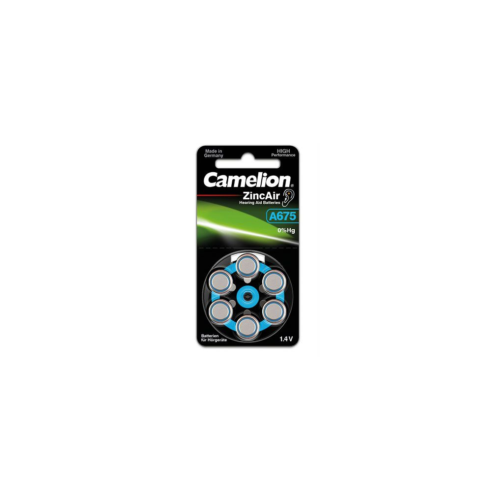 Camelion A675/ZL675 uzticamas dzirdes baterijas