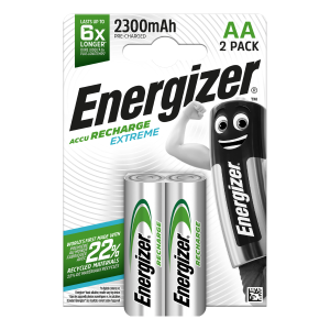 ENERGIZER lādējamās baterijas Extreme AA 2300mAh B2