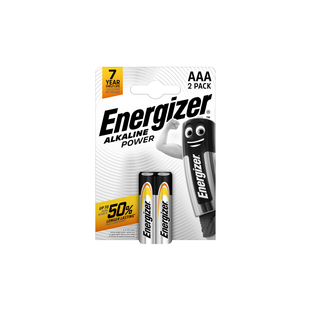 ENERGIZER Alkaline Power AAA uzticama jauda ikdienai