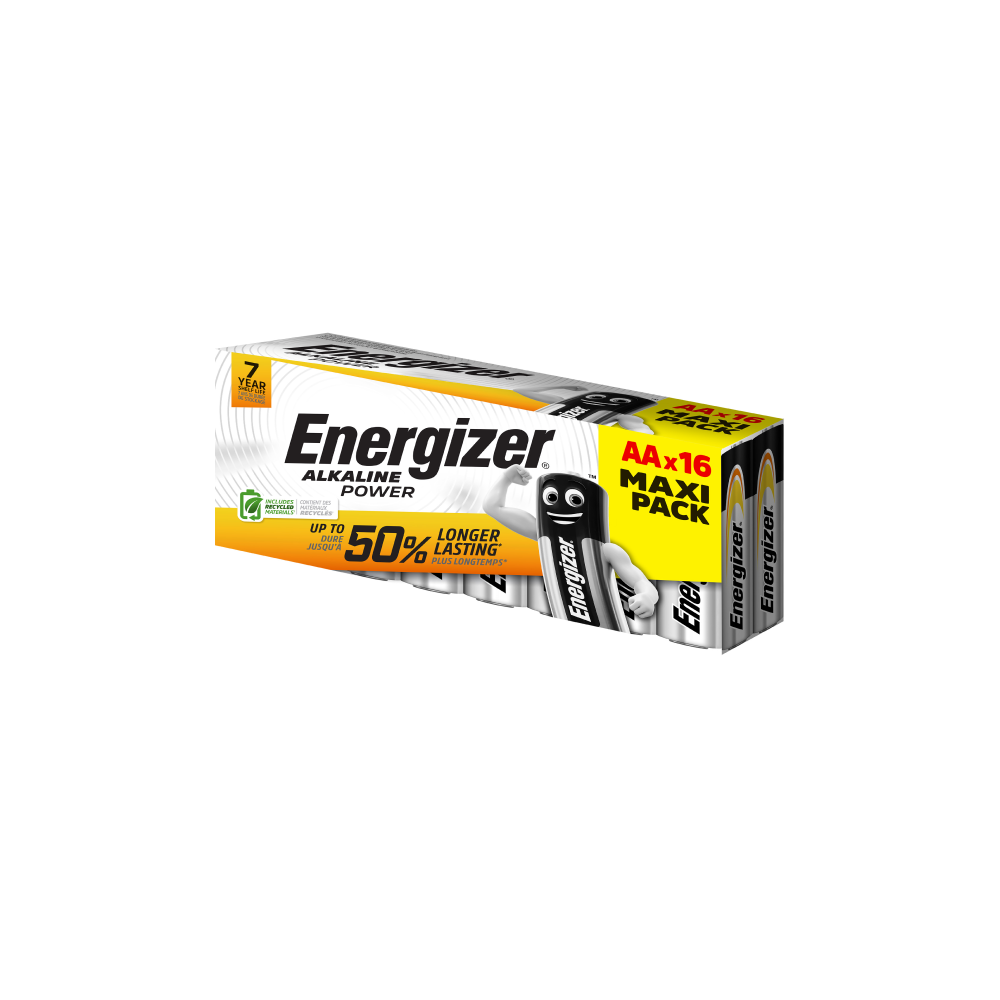 ENERGIZER Alkaline Power AA baterijas ikdienas ierīcēm