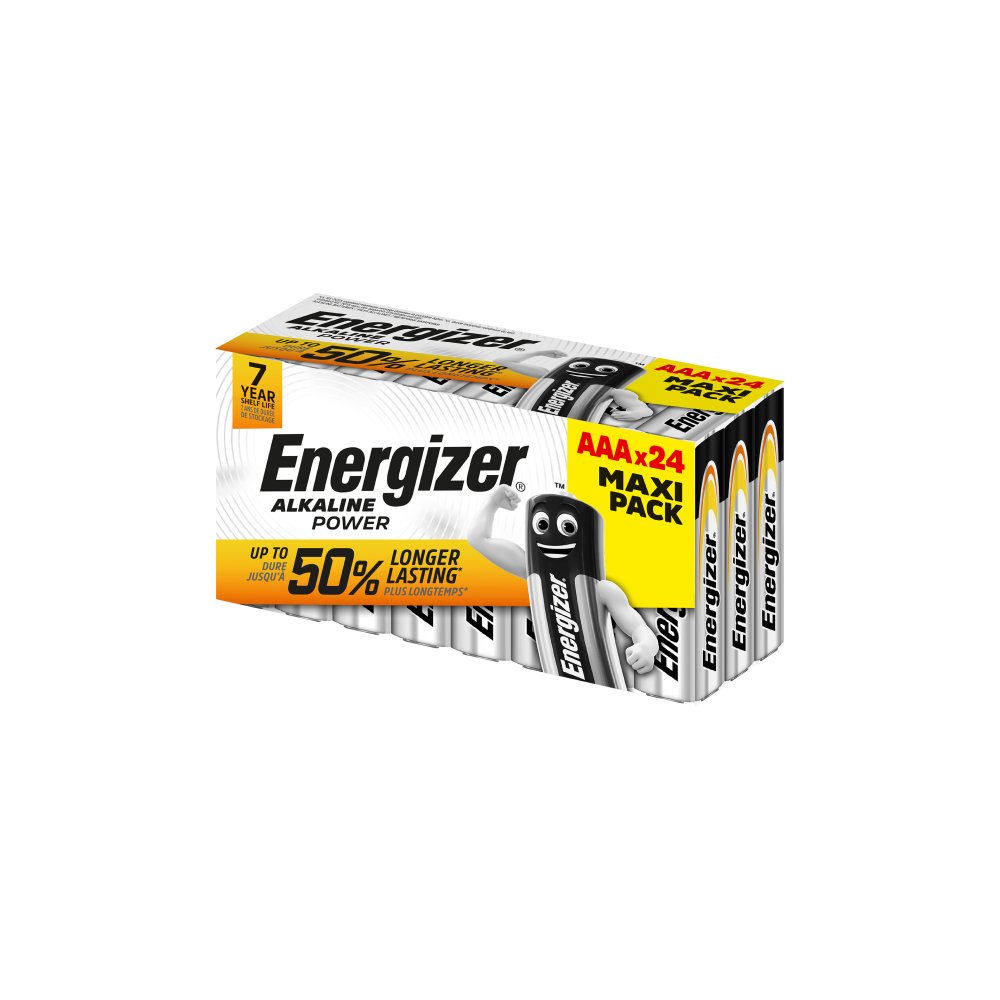ENERGIZER Alkaline Power AAA baterijas ikdienas ierīcēm