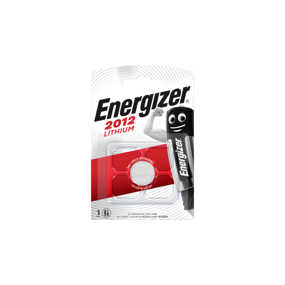 ENERGIZER CR2012 baterija ilgstošai un uzticamai jaudai