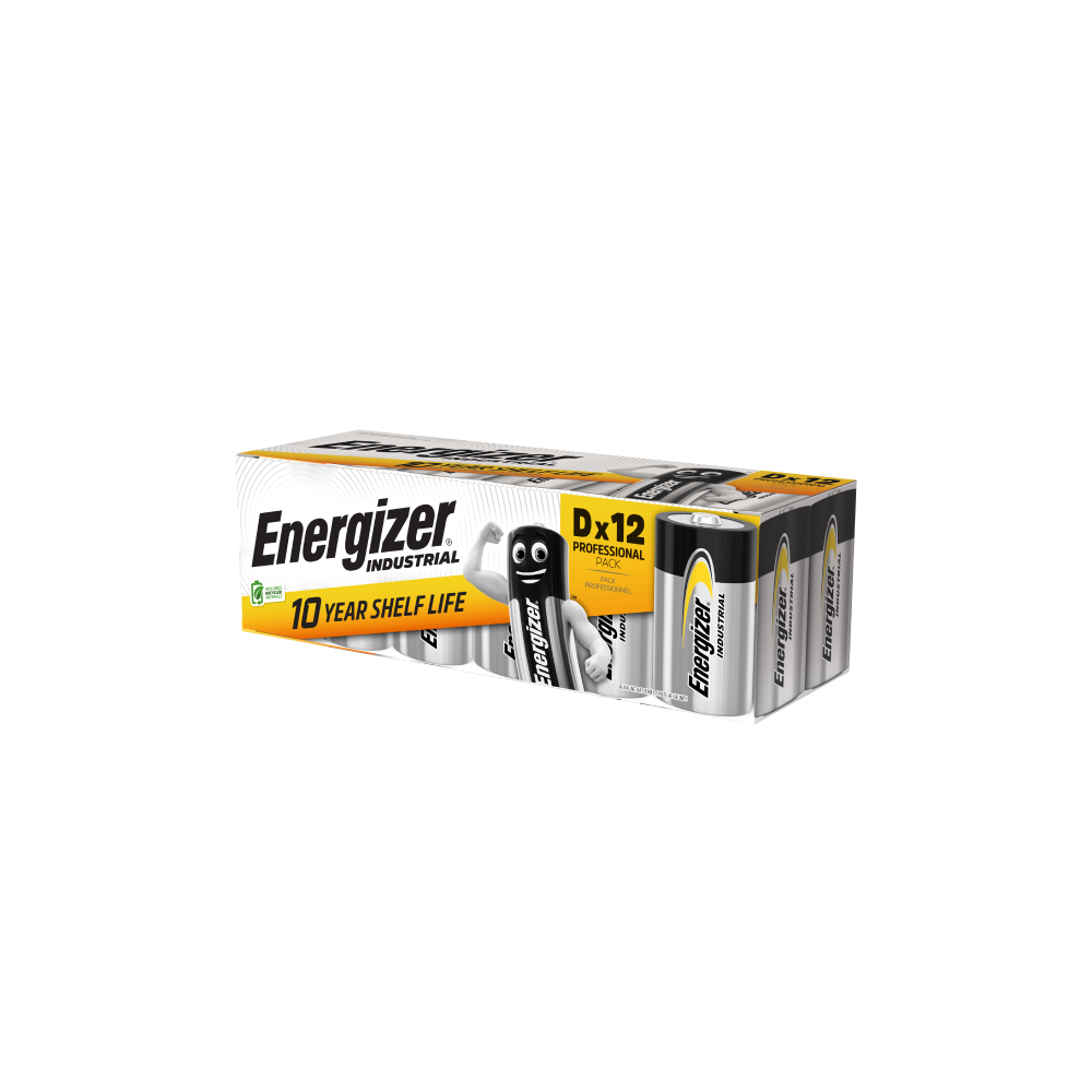 ENERGIZER INDUSTRIAL D/LR20 1.5 V uzticama jauda