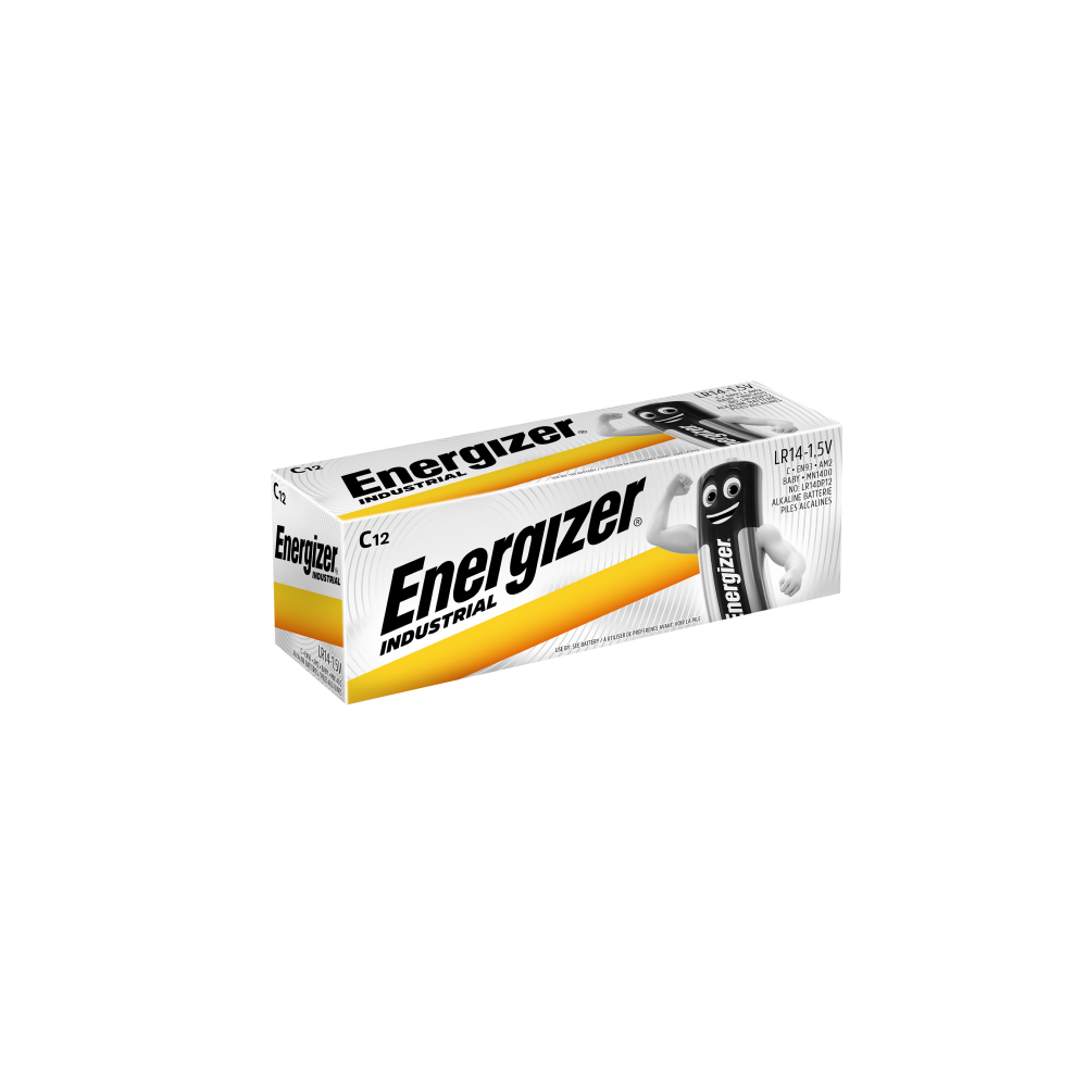 ENERGIZER INDUSTRIAL C/LR14 1.5 V uzticama jauda