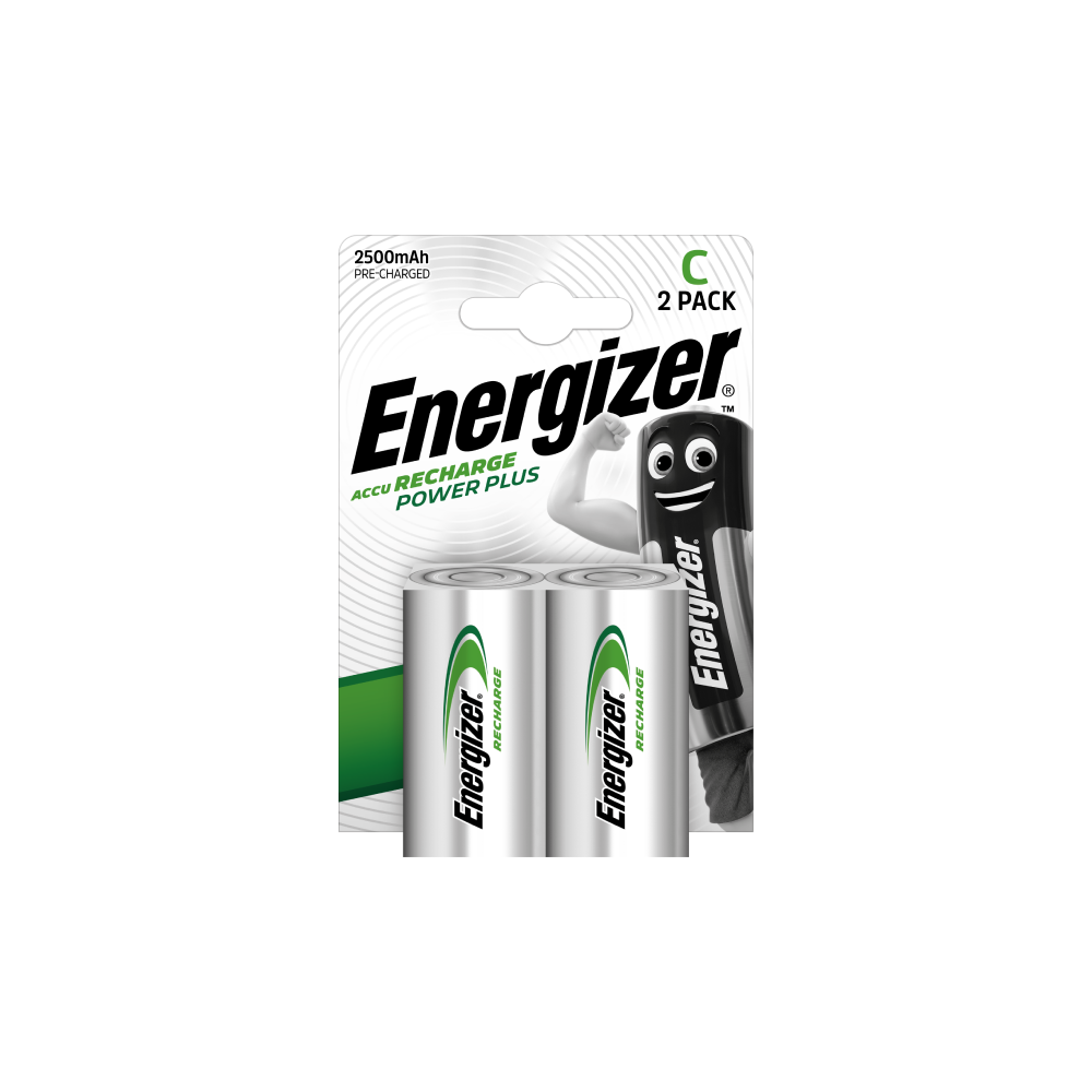 ENERGIZER lādējamās baterijas Power Plus C uzticamība