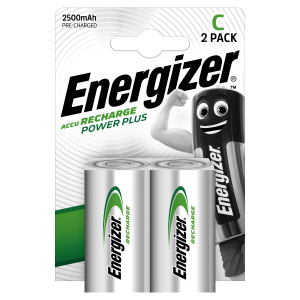 ENERGIZER lādējamās baterijas Power Plus C uzticamība