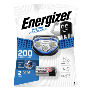 ENERGIZER VISION LED 200lm galvas lukturis piedzīvojumiem