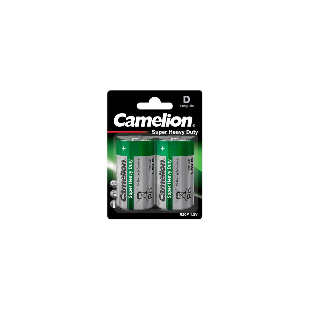Camelion D B2 1.5V cinka baterijas ekonomiskai enerģijai