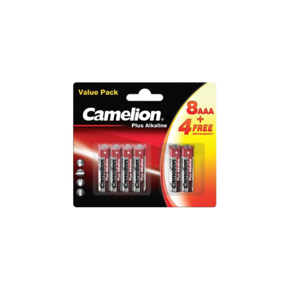 Camelion AAA B12 baterijas ilgstošai enerģijai un stabilitātei