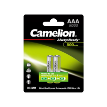 Camelion AAA B2 800 mAh akumulators AlwaysReady: gatavs lietošanai