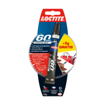 LOCTITE Super Bond 60 SEC momentlīme, caurspīdīga, 15 + 5g