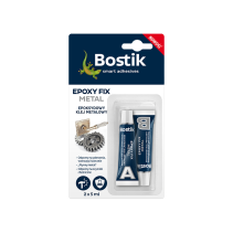 BOSTIK EPOXY FIX METAL izturīga epoksīda līme 2x5ml