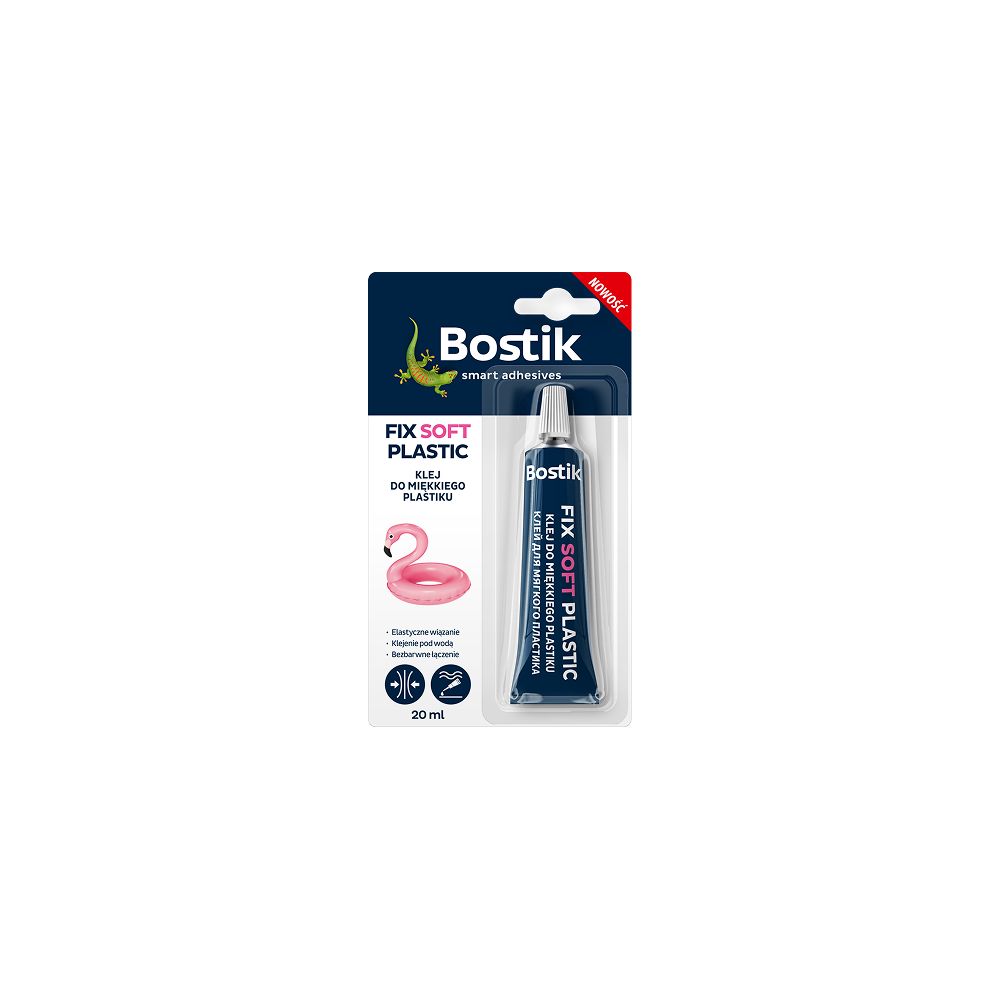 BOSTIK FIX SOFT PLASTIC 20ml līme elastīgai PVC līmēšanai