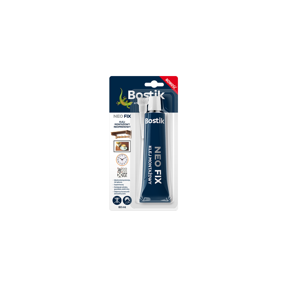 BOSTIK NEO FIX 80ml montāžas līme universālai lietošanai