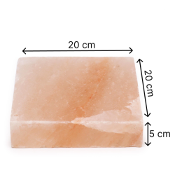 Himalaju rozā sāls plāksne 20x20x5cm HIMALAYAN CHEF