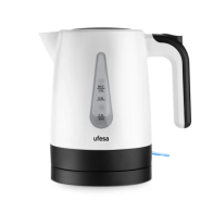 Ufesa plastmasas elektriskā tējkanna Canyon 1l 2200W balts/melns
