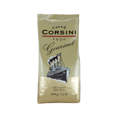 Kafijas pupiņas Gourmet 1kg CAFFE CORSINI ar intensīvu aromātu